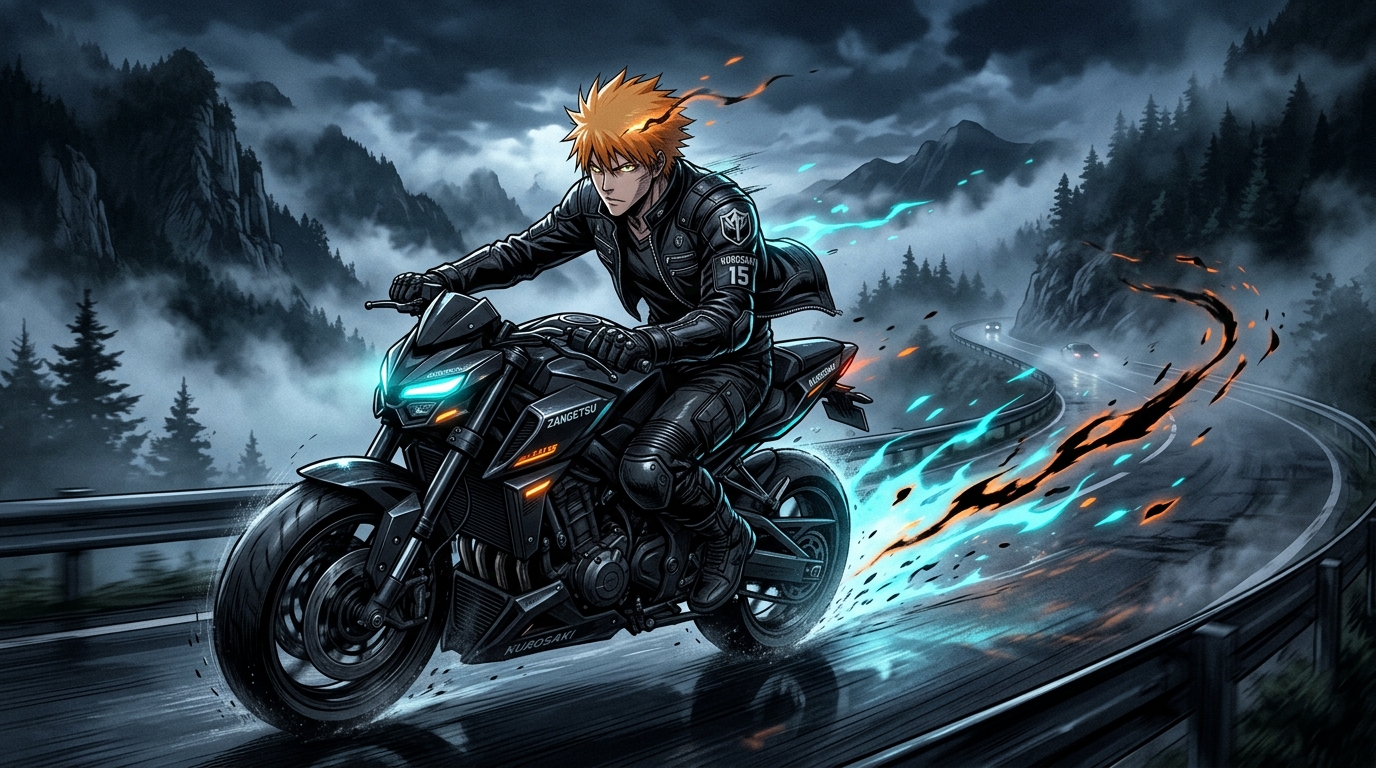 Bleach Moto por la Montaña